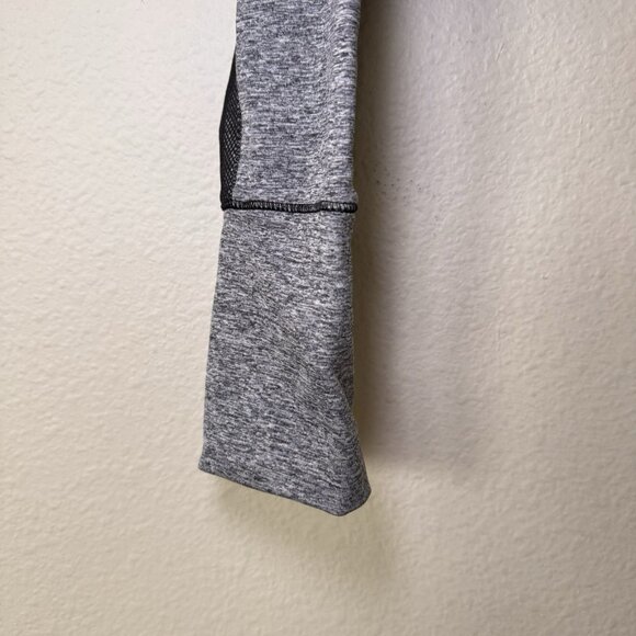 Victoria’s Secret Sport Cropped Workout Top Gray Size Large Netted - Picture 4 of 9